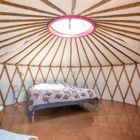 Stunning Glamping Yurt With A Pool Near The Costa De Prata In Portugal Ferienhaus Vimeiro (Leiria)