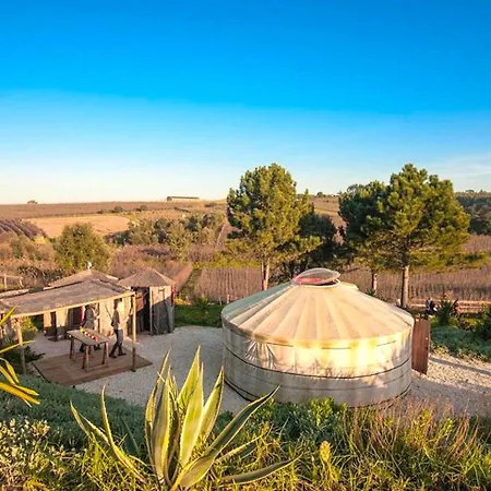 Stunning Glamping Yurt With A Pool Near The Costa De Prata In Portugal Ferienhaus Vimeiro (Leiria)